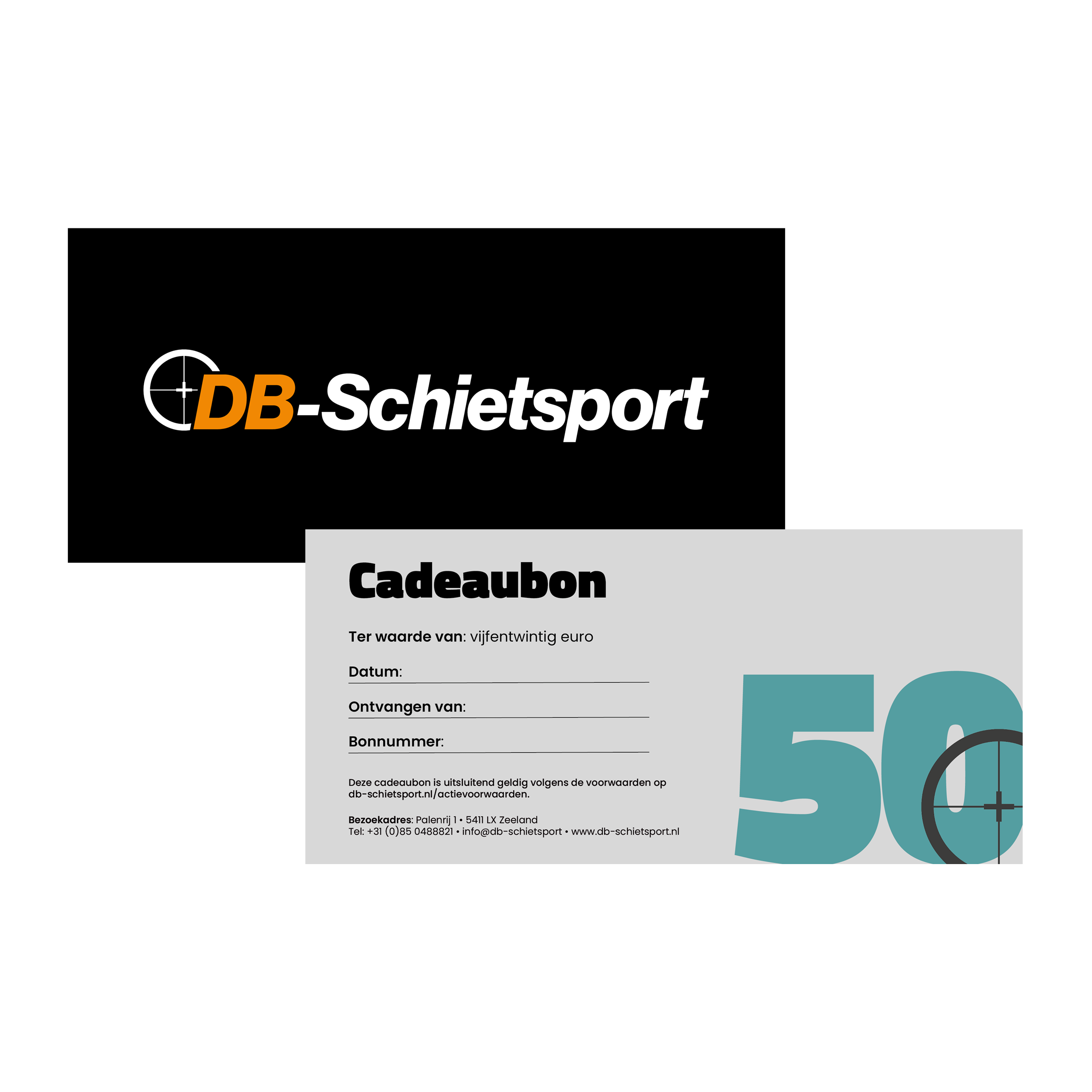 DB-Schietsport cadeaubon DB-Schietsport cadeaubon